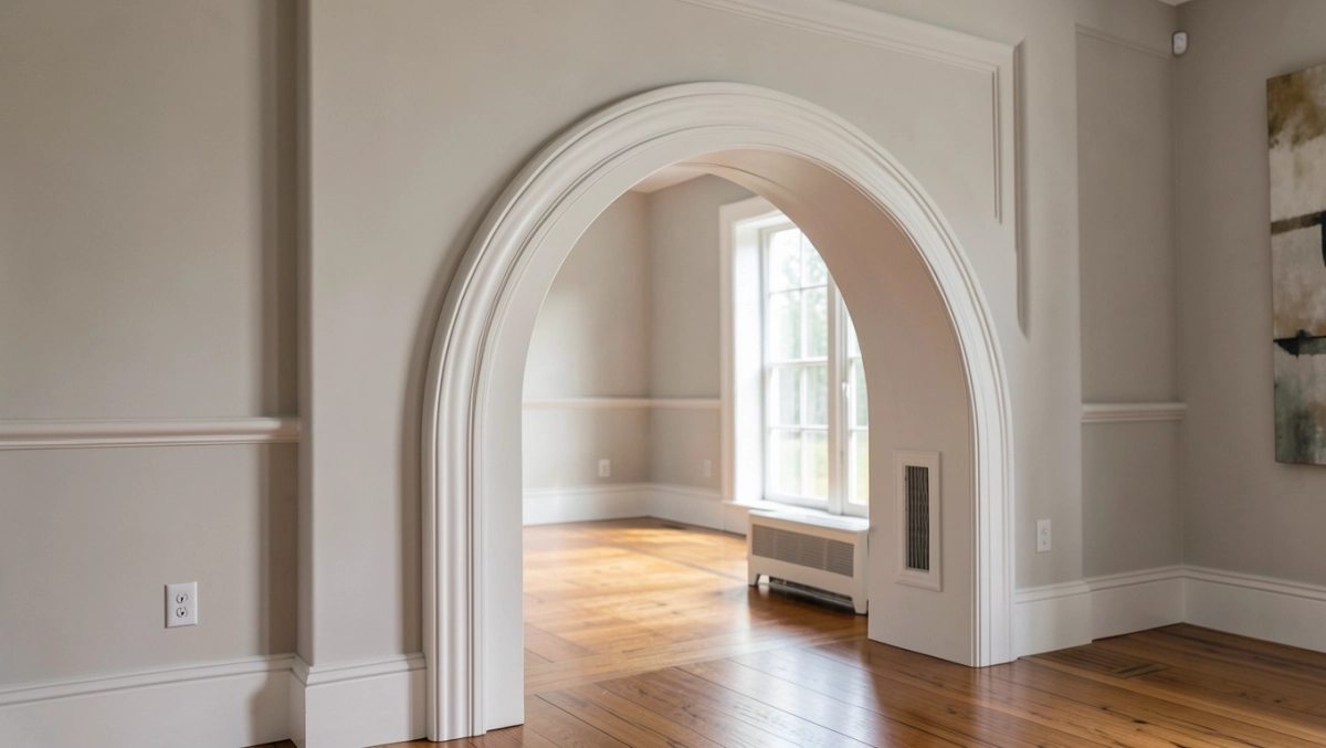 Łuk drzwiowy wykończenie